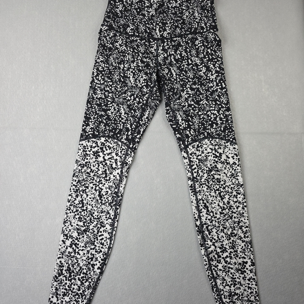 Lululemon Women's Sz 6 Wunder Under High-Rise Blocked Full-On Luxtreme 28"